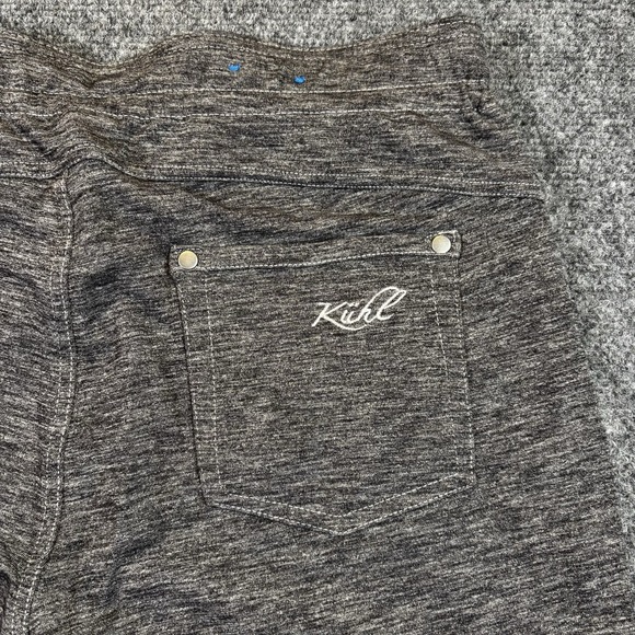 Kuhl Mova Straight Leg Drawcord Gray Heather Hiking Cargo Pull-On Pants Size 10 - Picture 3 of 7